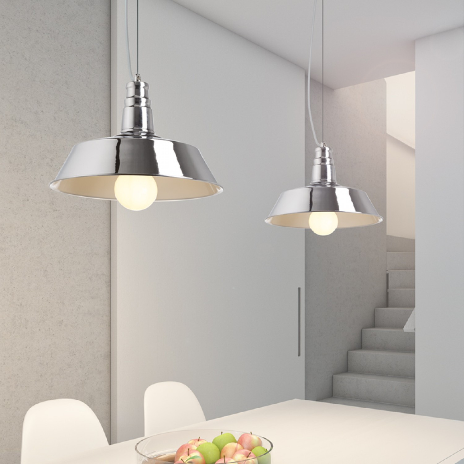 Rendl GOLDIE függesztett lámpa, króm, R11687