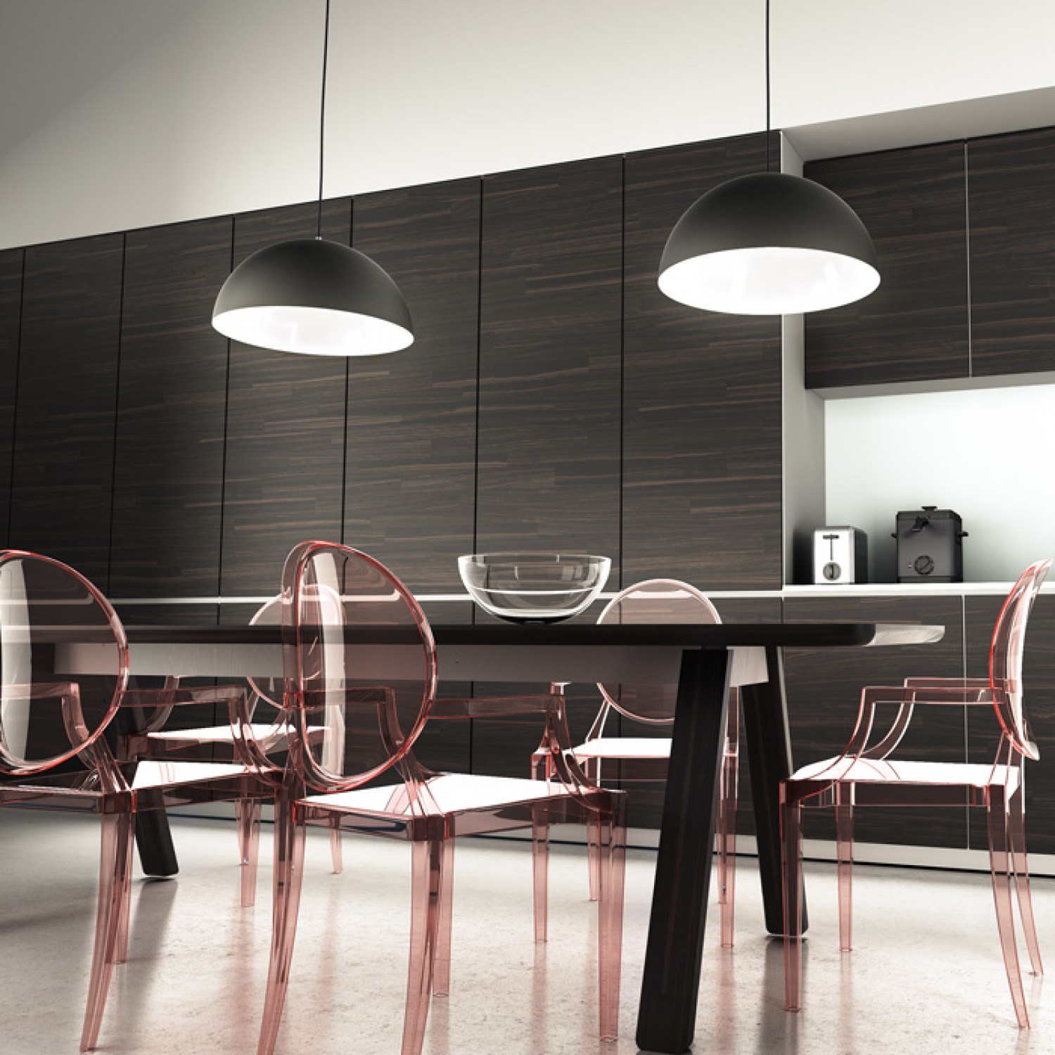 Rendl MONROE 40 fekete színű függesztett lámpa