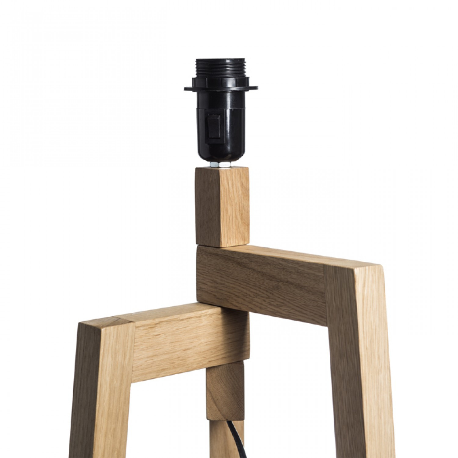 Rendl WOODY asztali lámpa, bura nélkül, fa, R11791