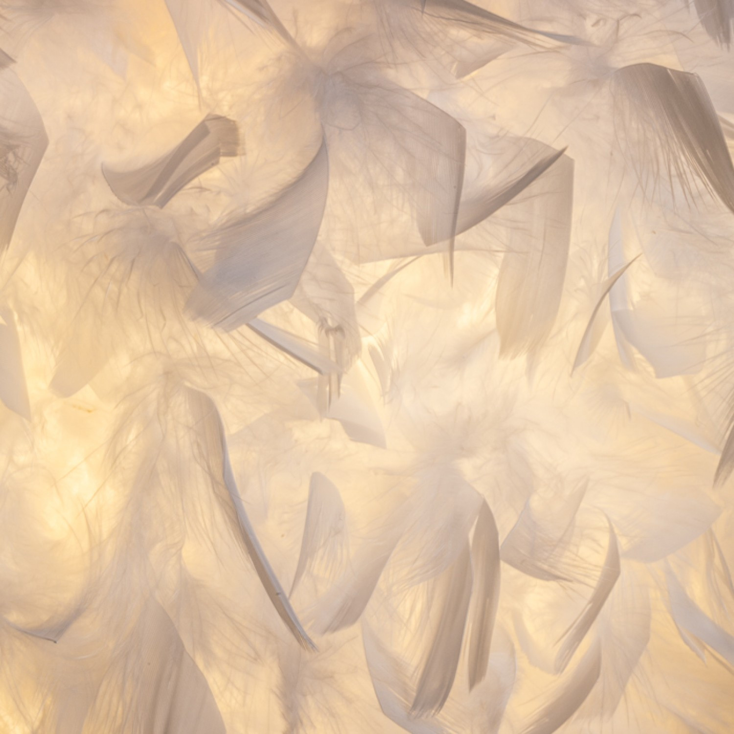 Rendl ARISTA 47 bura, lámpabura valódi tollakból, foglalat nélkül, R12387