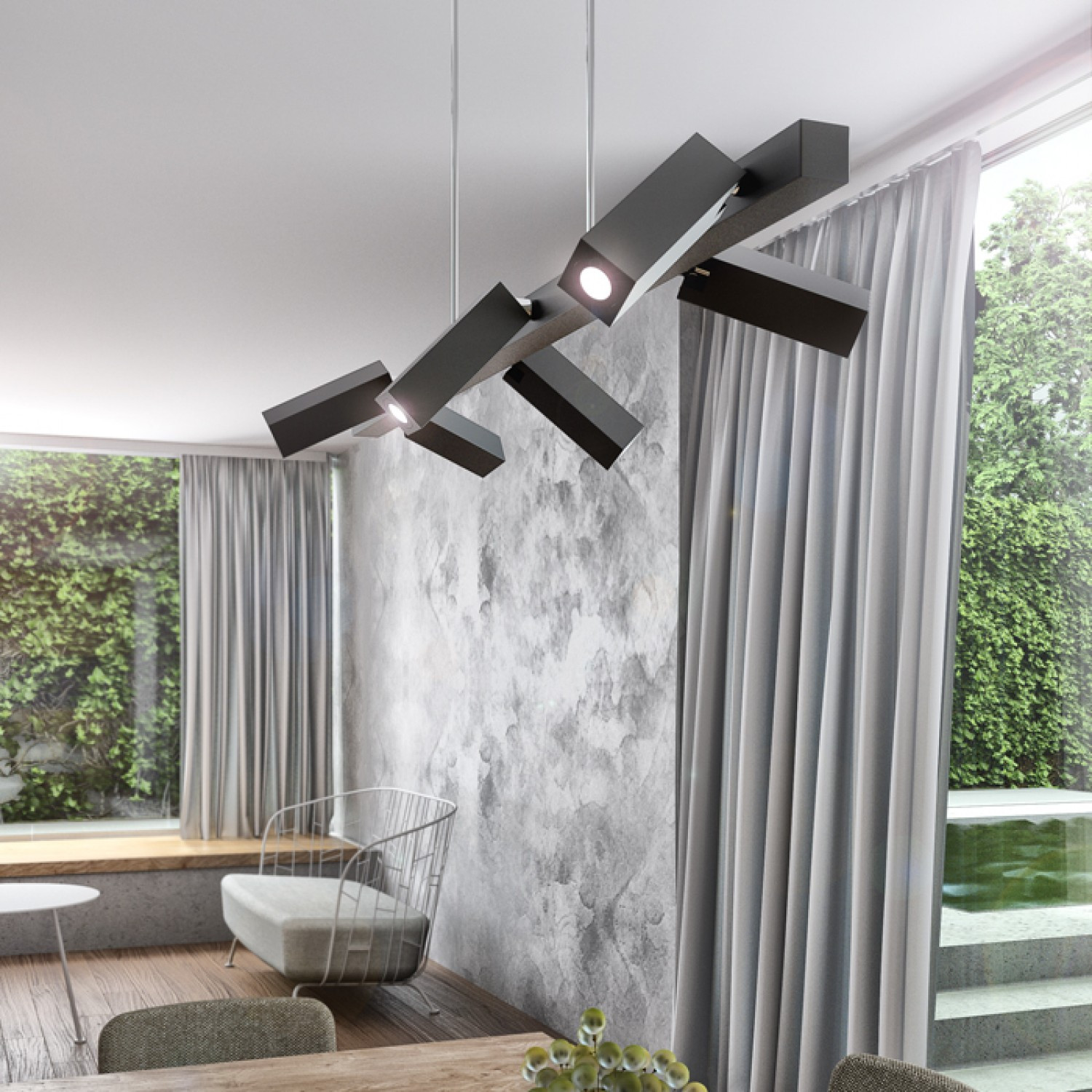 Rendl FADO VI függeszték állítható spotfejekkel, R12472