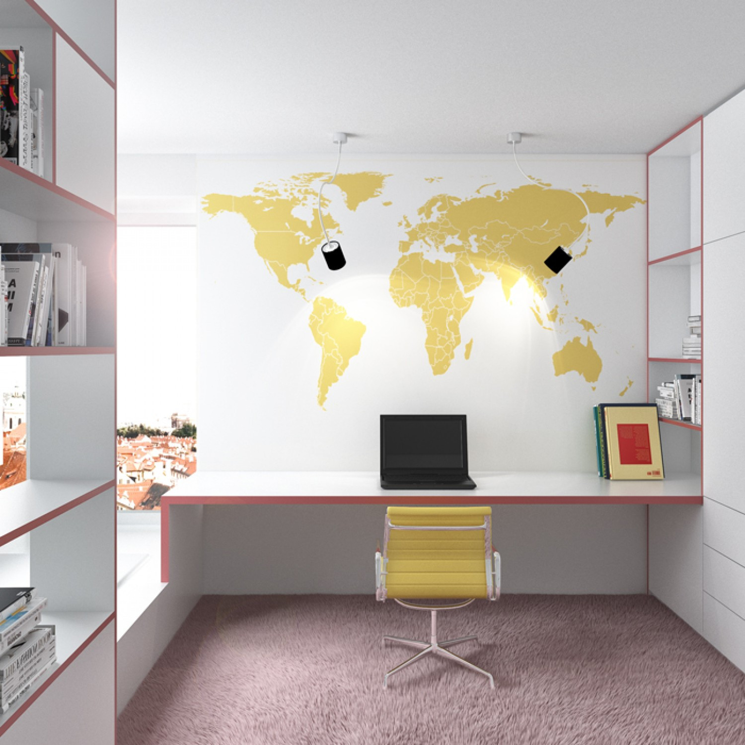 Rendl LOYD rugalmas mennyezeti lámpa, fekete, R12932