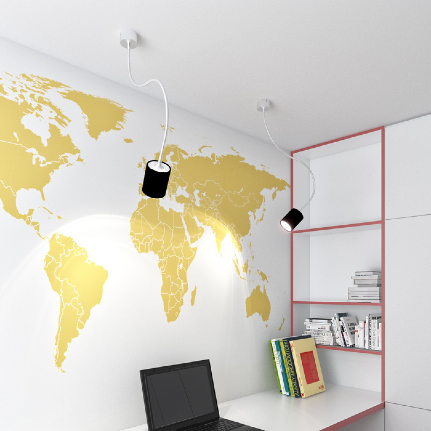 Rendl LOYD mennyezeti lámpa, rugalmas, R12932