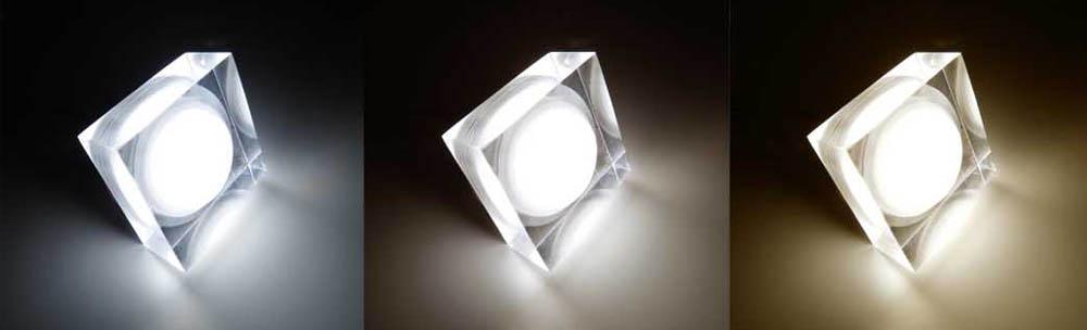 LEdium Crystallo állítható fehér LED spot
