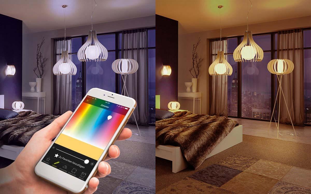 Eglo Connect RGB és állítható fehér LED világítás, lámpák