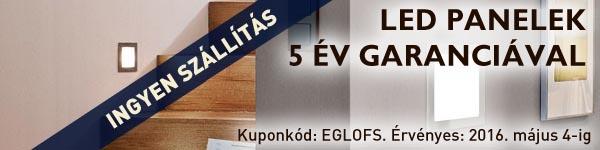 Eglo Fueva 1 LED panel 5 év garancia, ingyen szállítás