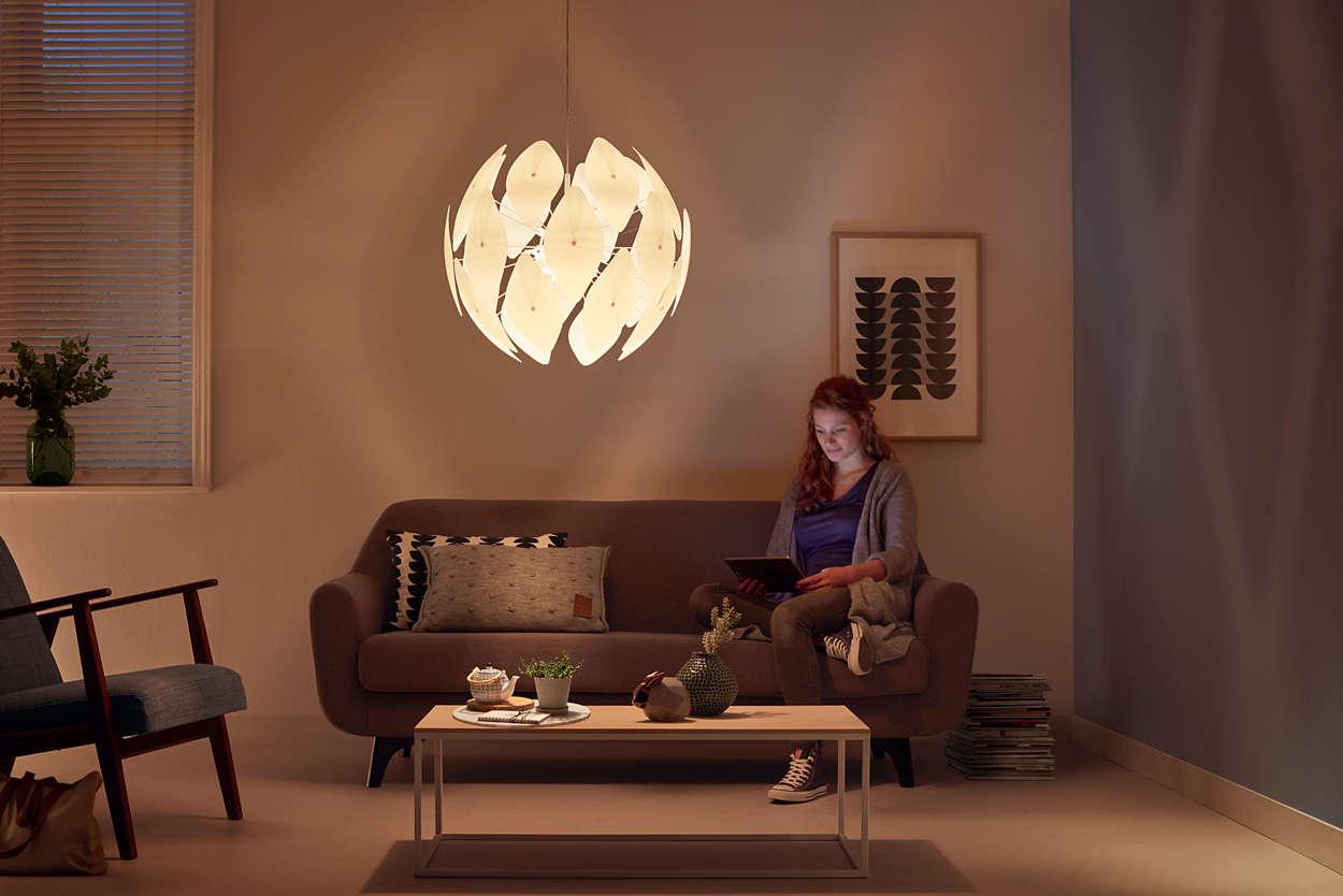 Philips Myliving Chiffon 80 cm csillár LED lámpa