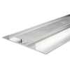 LED gipszkarton profil, PLANAR, ezüst eloxált alumínium, 2m