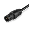 Csatlakozókábel APA, 30cm, 4 pólusú, 0,5mm2, IP67