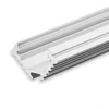 Corner12 LED sarokprofil, 12mm, ezüst eloxált alumínium, 2m