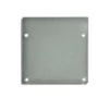 EC51 végzáró Lamp55 LED lámpaprofilhoz, ezüst, 2db, csavarokkal