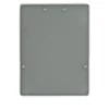 EC74 végzáró Lamp40 LED lámpaprofilhoz, ezüst, 2db, csavarokkal