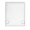 EC89W végzáró Hide Single LED profilhoz, fehér, alumínium, csavarokkal