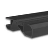 Hide Bottom szegély megvilágító alumínium LED profil, 12mm, 14mm, fehér, 2m