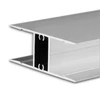 Hide Double felületre szerelhető alumínium LED profil/lámpaprofil, 16mm, ezüst eloxált, 2m