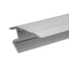 Stairs13 LED lépcsőprofil, 13mm, ezüst eloxált alumínium, 2m