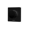 Mi-Light K1B dimmer+CCT fali távirányító, fekete, tekerőgombos, elemes, 86x86 mm
