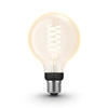 Philips Hue White G93 E27 nagygömb LED filament vintage fényforrás, 7W, 550lm, 2100K ultra-melegfehér, 8718699688882