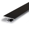 Topmet Back10 alumínium exkluzív fali LED profil, fekete (előlap: A) - 90030002 - szálban