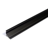 Topmet Cabi12 alumínium LED sarok profil, fekete (előlap: E) - C9020021 - szálban