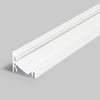 Topmet Corner14 alumínium LED sarok profil, fehér (előlap: E, F) - A4020001 - szálban