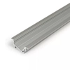 Topmet Diagonal14 alumínium LED süllyesztett profil, ezüst eloxált (előlap: F) - H5020020 - szálban