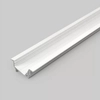 Topmet Diagonal14 alumínium LED süllyesztett profil, fehér (előlap: F) - H5020001 - szálban