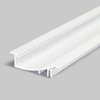 Topmet Flat8 alumínium süllyesztett fali LED profil, fehér (előlap: H) - 23050001 - szálban