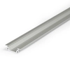 Topmet Groove10 süllyesztett alumínium LED profil, ezüst eloxált (előlap: B,C) - 76210020 - szálban