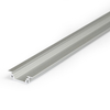 Topmet Groove10 süllyesztett alumínium LED profil, ezüst eloxált (előlap: B,C) - 76210020 - szálban