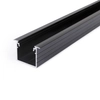 Topmet Linea-In20 süllyesztett LED profil általános világításhoz, fekete (előlap: E,F) - E4020021 - szálban