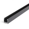 Topmet Linea20 LED profil általános világításhoz, fekete (előlap: E,F) - C1020021 - szálban