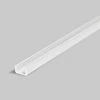 Topmet Slim8 lapos alumínium LED U-profil, fehér festett (előlap: A) - 89030001 - szálban