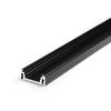Topmet Surface14 alumínium LED U-profil, fekete eloxált (előlap: E, F) - A2020021 - szálban