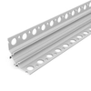 Topmet Uni-Tile12 Plus alumínium belső sarok LED csempeprofil, 90°, ezüst eloxált (előlap: C) - G4000620 - szálban