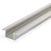 Topmet VARIO30-05 trimless, perem nélküli süllyesztett LED profil, ezüst eloxált, 2m, (előlap: A9, C9, D9, E9), V3180020
