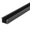 Topmet VARIO30-07 süllyesztett LED profil, fekete, 2m, (előlap: A9, C9, D9, E9), (rögzítő: U9), V3260021