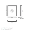 Topmet Y LED profil rögzítő (Surface14, Linea20, Groove14, Corner14 profilokhoz) - A2130019 - párban