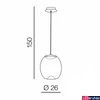 Kép 2/2 - Azzardo Helena 1 ágú függeszték, pezsgő, Beépített LED, 1190 lm, AZ-3342