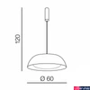 Kép 2/2 - Azzardo Lenox 1 ágú függeszték, fekete, Beépített LED, 1x40W, 3280 lm, AZ-3148