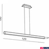 Kép 3/3 - Azzardo Albero 1 ágú függeszték, barna, Beépített LED, 1x50W, 3500 lm, AZ-2701