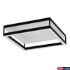 Kép 1/5 - Eglo 390018 Macellara mennyezeti lámpa, fekete, 2400;1480 lm, 2700K-6500K szabályozható, beépített LED, 2x9,5W;4x2,6W, IP20