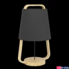 Kép 1/3 - Eglo 390187 Camaloza asztali lámpa, fekete, E27 foglalattal, max. 1x40W, IP20