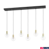 Kép 1/5 - Eglo 390281 Terque függeszték, fekete, 3060 lm, 3000K melegfehér, beépített LED, 6x5,4W, IP20