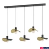Kép 1/5 - Eglo 390396 Saceda függeszték, fekete, E27 foglalattal, max. 5x40W, IP20