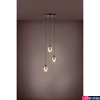 Kép 1/2 - Eglo 39685 Lemorieta több ágú függeszték, mattított üvegburával, arany, E27 foglalattal, max. 3x40W, IP20