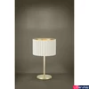 Kép 1/3 - Eglo 39766 Tamaresco asztali lámpa, texturált burával, arany díszítéssel, fehér, E27 foglalattal, max. 1x40W, IP20
