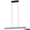 Kép 1/6 - Eglo 39901 Bucita 1 ágú függeszték, akril kerettel, fekete, 4350;3700 lm, 3000K melegfehér, beépített LED, 29,5W;2x14W, IP20