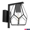 Kép 1/2 - Eglo 43645 Mardyke fali lámpa, üveg burával, fekete, E27 foglalattal, max. 1x40W, IP20