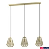 Kép 1/2 - Eglo 43696 Stype több ágú függeszték, rácsos burával, arany, E27 foglalattal, max. 3x40W, IP20